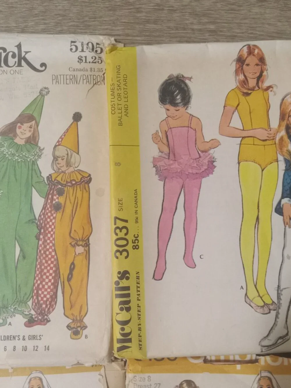 Lof of 20 Vintage Simplicity Butterick Mccalls Sewing Patterns 1960 60s 1970 70s